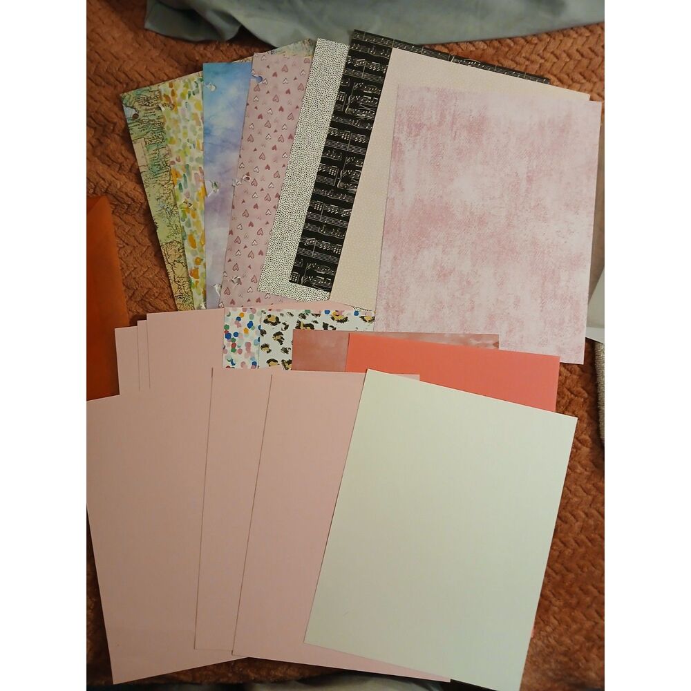 The Paper Studio Scrapbook Paper Cardstock 20 Sheets 8.5x11 Acid Lignin Free